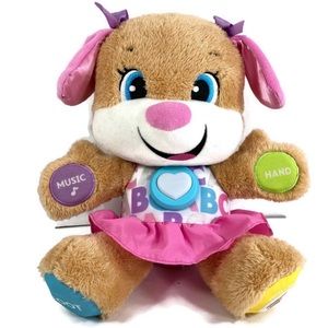 Fisher Price Laugh & Learn Smart Stages ABC Dog Interactive Plush Toy!